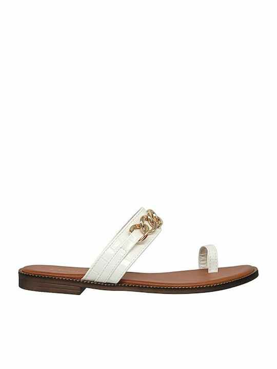 Envie Shoes Γυναικεία Σανδάλια Λευκά