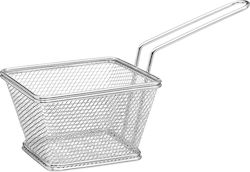 Deep Fry Basket Serving Basket Metallic with Dimensions 20.5x9x11cm 1pcs