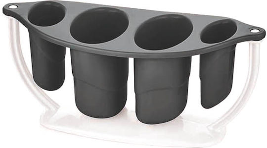 Homestyle Geschirrabtropfer Abtropfgitter Kunststoff Graues 25x10cm