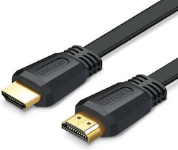 Ugreen ED015 HDMI 2.0 Flat HDMI male - HDMI male 2m Μαύρο