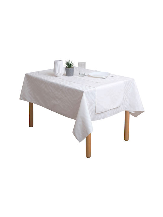 Viopros Fabric Placemats White 50x35cm 2 Pieces