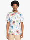 Garden Path Short Sleeve Cotton Shirt Floral Multicolour EQYWT04286 WCL7