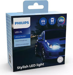 Philips Ultinon Pro3021 Car H7 Light Bulb LED 6000K Cold White 12V 20W 2pcs