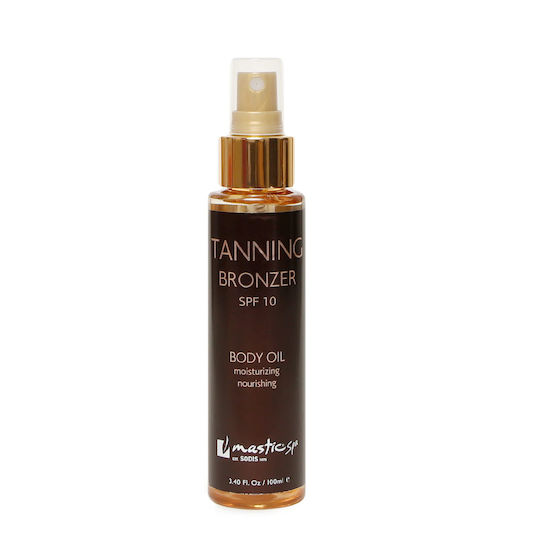 Mastic Spa Tanning Bronzer Αντηλιακό Λάδι Σώματος SPF10 100ml