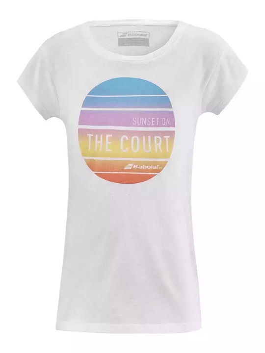 Babolat T-shirt Λευκό