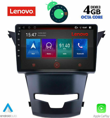 Lenovo Ηχοσύστημα Αυτοκινήτου για SsangYong (Bluetooth/USB/AUX/WiFi/GPS) με Οθόνη Αφής 9"