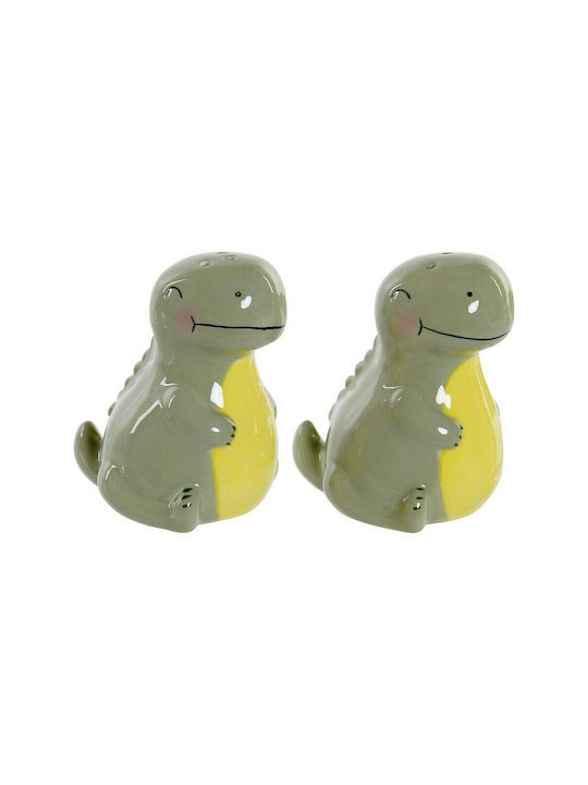 DKD Home Decor Δεινόσαυρος Salt and Pepper Set Ceramic 2pcs S3014805