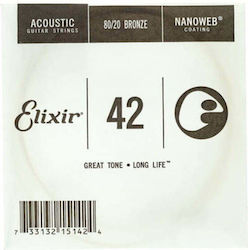 Elixir Western Guitar Μονή Χορδή Phosphor Bronze 42"