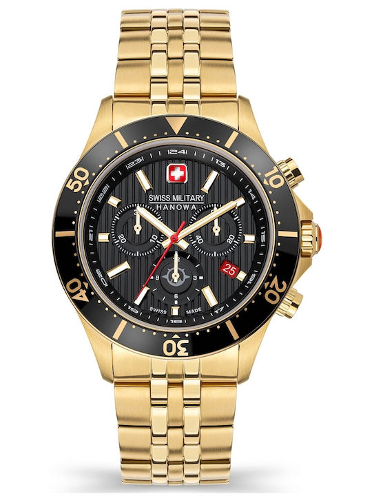 Swiss Military Hanowa Flagship Herrenuhr 43mm C...