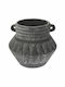 Iliadis Planter Ceramic Gray 27x27x24cm.