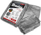 Bradas Waterproof Tarpaulin 260gr/m² 4x6m. Heavy Duty Silver