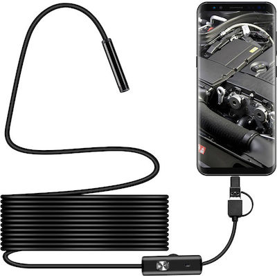 Andowl Camera Endoscopică pentru Mobil cu Rezoluție 2560x1920 pixeli și Cablu 3.5m
