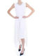Liu Jo Καλοκαιρινό Midi Φόρεμα Λευκό