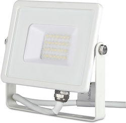 V-TAC Waterproof LED Floodlight 20W Warm White 3000K IP65