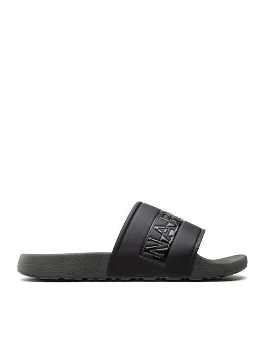 Napapijri Stream Ανδρικά Slides Black/Green