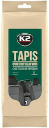 K2 Tücher Reinigung Auto Polsterreinigungstücher 24 Stück für Polstermöbel Tapis Wipes K212