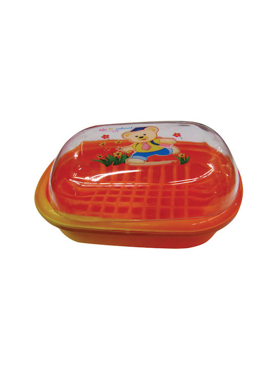 AGC Plastic Soap Dish Countertop Red