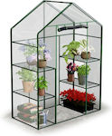 Plonos GC4922 Greenhouse and Shelf 1.4x0.7x1.95m