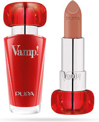 Pupa Vamp Extreme Colour Ruj Mat 105 Castaniu D...