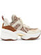 Olympia Femei Chunky Sneakers Bej