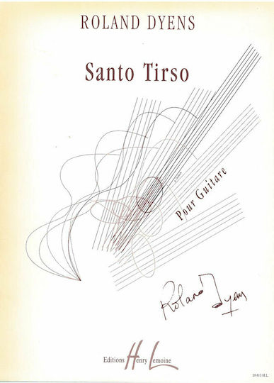 Henry Lemoine Dyens Roland - Santo Tirso за Китара