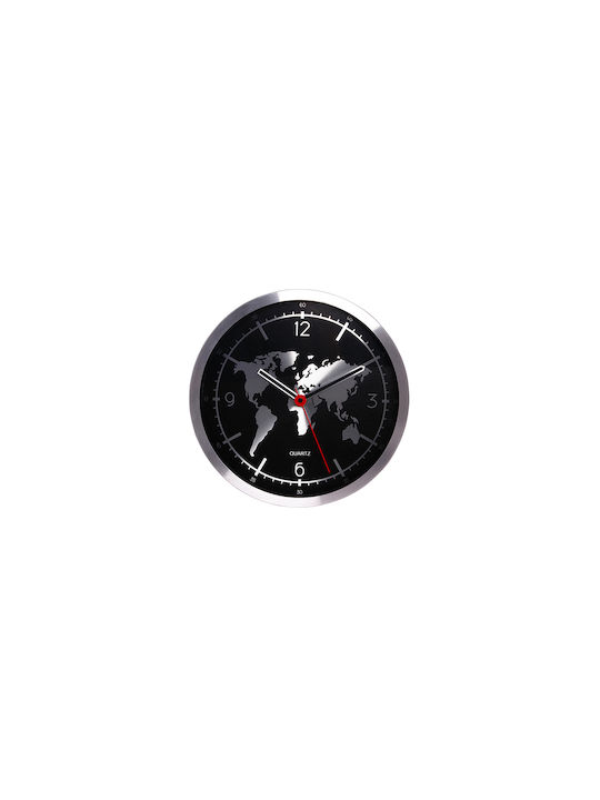 Etoile Wanduhr Metallisch Black Ø30cm