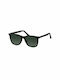 Slazenger Men's Sunglasses with Black Plastic Frame and Green Lens 6730.C2