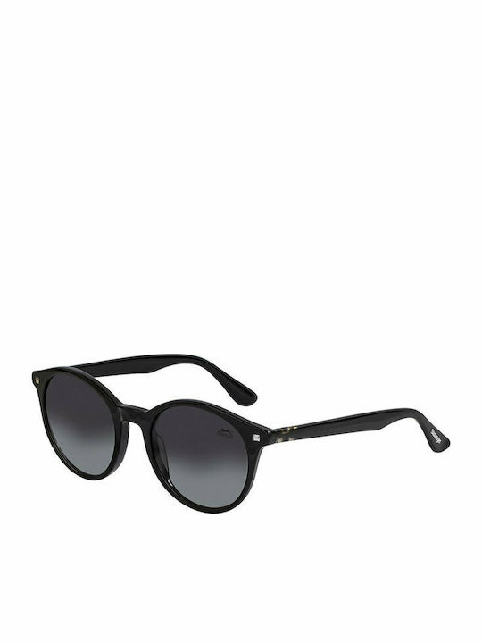 Slazenger Unisex Sonnenbrille mit Schwarz Kunststoff Gestell und Schwarz Linse