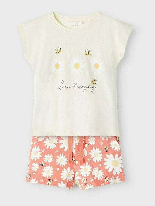Kids' Set with Shorts Summer 2pcs White