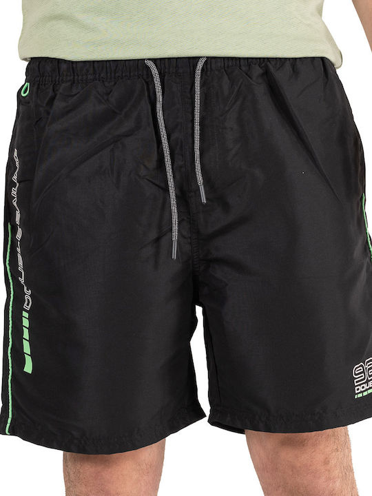 Double Men's Swimwear Shorts Black