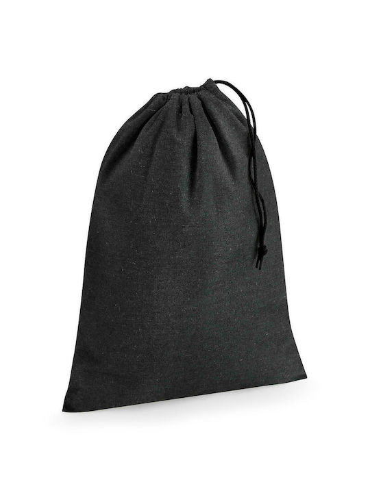 Westford Mill W966 Cotton Shopping Bag In Black Colour