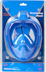 Μάσκα Θαλάσσης Σιλικόνης Full Face 03.FFACEB XS σε Μπλε χρώμα