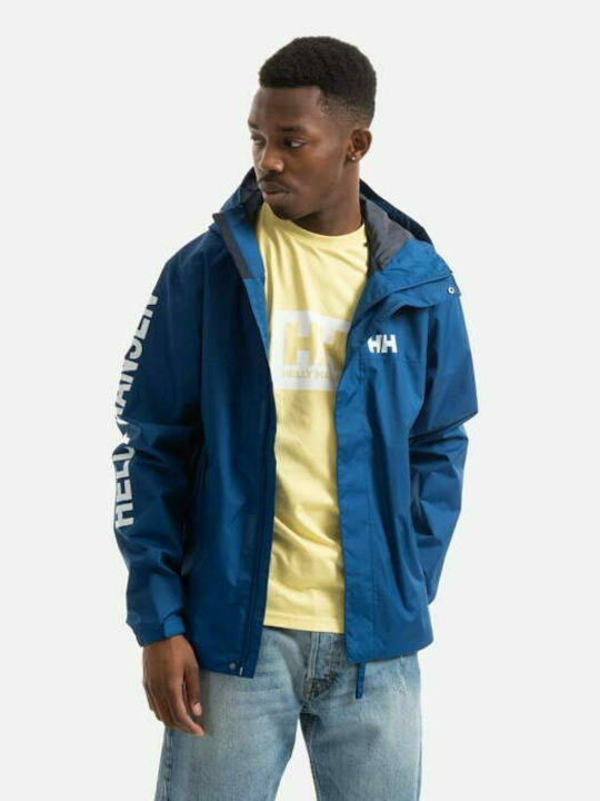 Helly Hansen Ervik Herren Jacke Lässig Blau