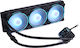 Alphacool Eisbaer LT360 Aurora Water Cooling AIO CPU With 3 Fans 120mm And ARGB Lighting