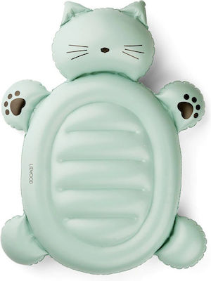 Liewood Cat Dusty Mint Kids Inflatable Mattress Turquoise