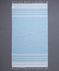 Silk Fashion Pestemal SF1754 Βαμβακερή Σιέλ