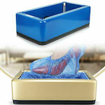 Automatic shoe cover dispenser - blue