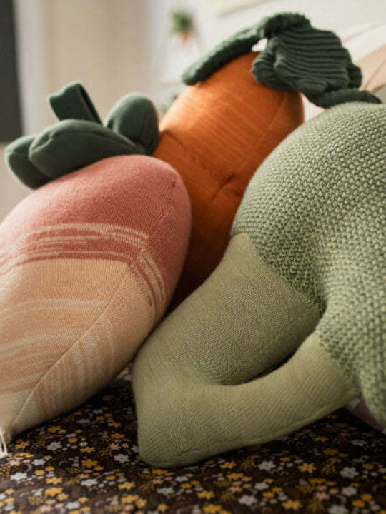 Lorena Canals Kids Decorative Pillow Brucy The Broccoli Green 35x35cm