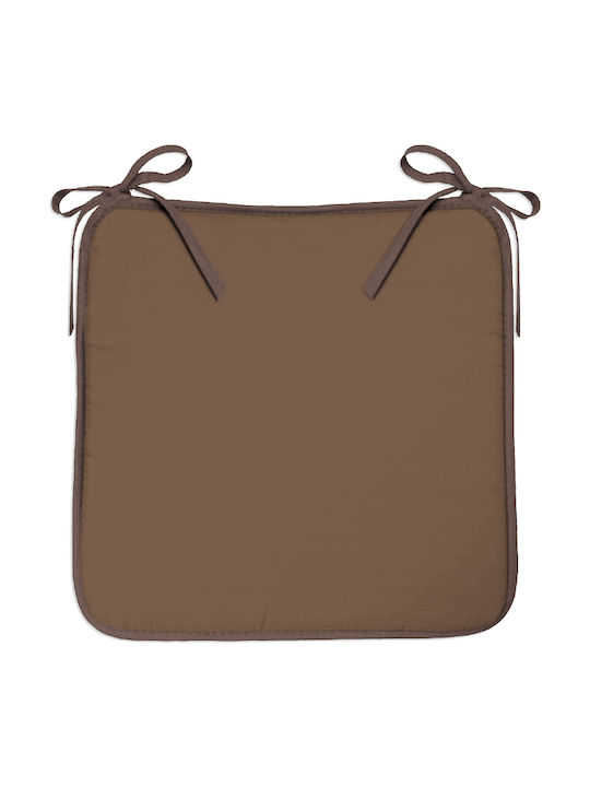 Go Smart Home Garden Chair Cushion Brown 38x38cm