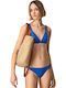 Olive Bikini Slip Blue