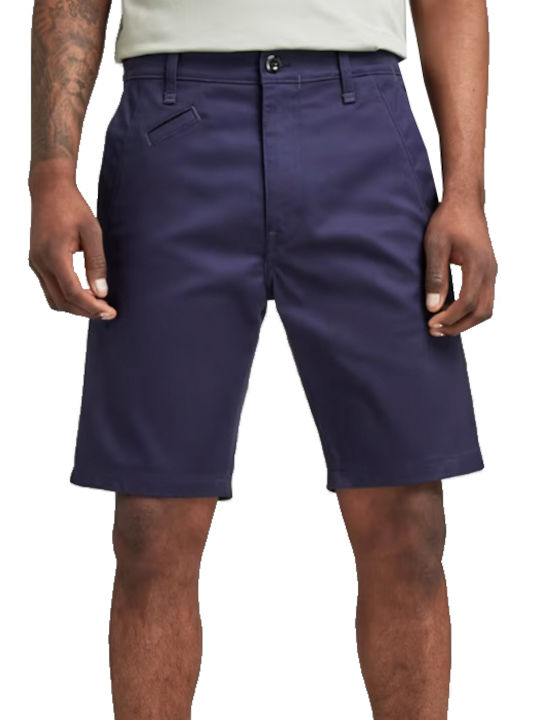 Bronson Men's Shorts Chino Navy Blue