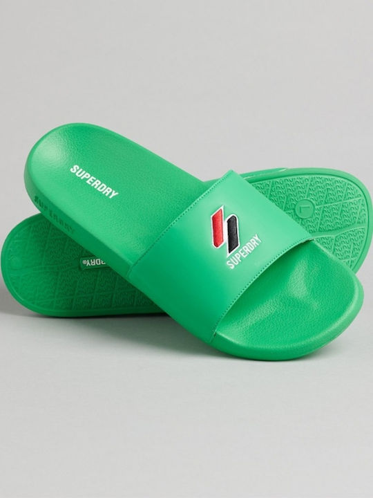 Superdry Herren Slides Grüne