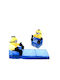 Kids Armchair Minion Bear Blue 45x45x90cm