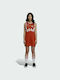 Adidas Rusia Mini Αμάνικο Αθλητικό Φόρεμα Κόκκινο