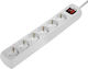 HAMA Power Strip 6 Positions with Switch and Cable 1.4m