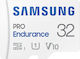 Samsung Pro Endurance (2022) microSDHC 32ГБ Клас 10 U3 V30 UHS-I с адаптер