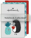 Hallmark Pineapple Set 3 Caiete 32 Foi A5 Albastru