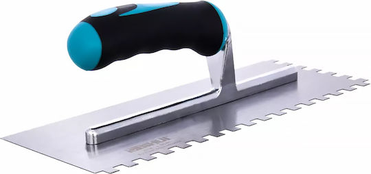 Bihui Tile Spatula Inox Serrated 280x115mm with Plastic Handle with Tooth 8x8mm PTCB08