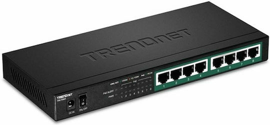 Trendnet TPE-TG84 Unmanaged L2 PoE+ Switch με 8 Θύρες Gigabit (1Gbps) Ethernet