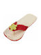 Kerbl Loofah Flip Flop Παιχνίδι Γάτας με Catnip Κόκκινο 14cm